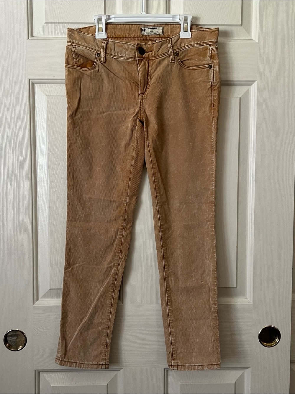 Free People Tan Corduroy Pants size 25